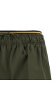 Double layer elastic shorts Green