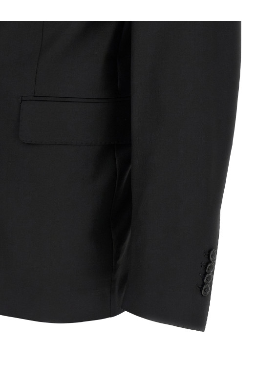 'Vesuvio' dress Black