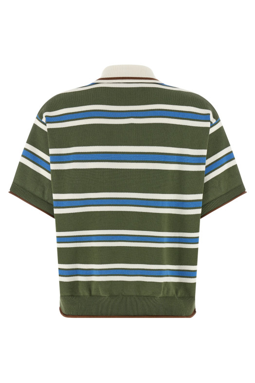 'Striped Knit' polo shirt Multicolor