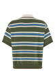 'Striped Knit' polo shirt Multicolor
