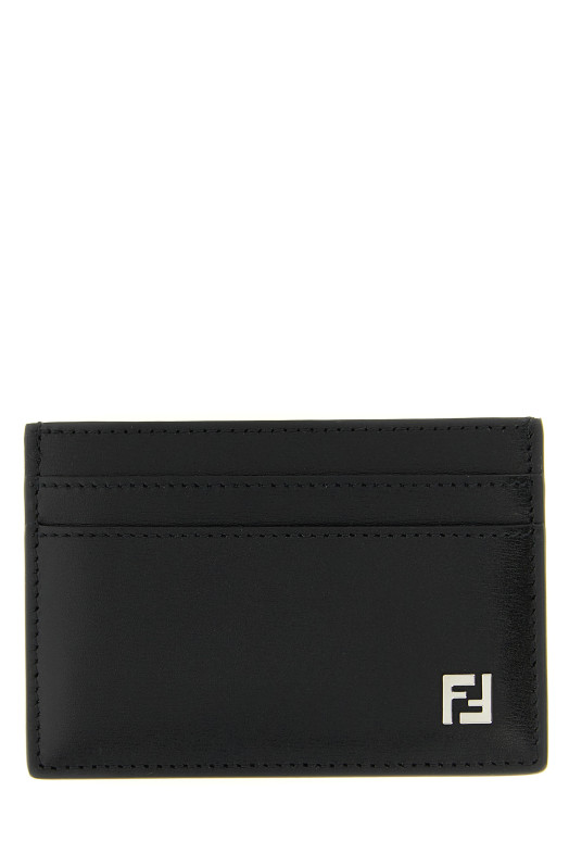 'Squared FF' card holder Black