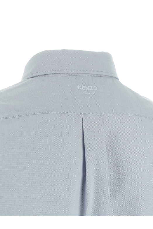 'Boke Flower Crest' shirt BLUE