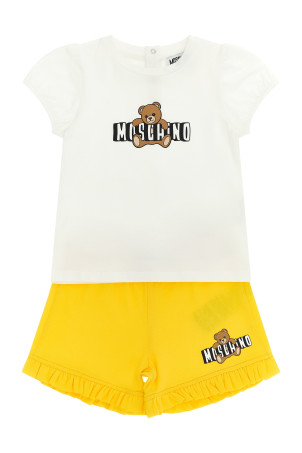 'Moschino Teddy Bear' t-shirt + shorts Yellow
