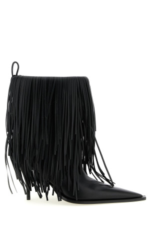 'Avenue Fringe' ankle boots Black