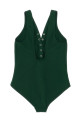 'Icône' one-piece swimsuit Green