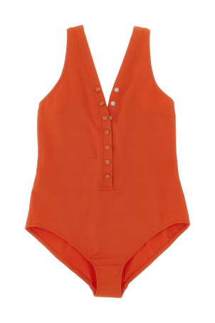 'Icône' one-piece swimsuit orange