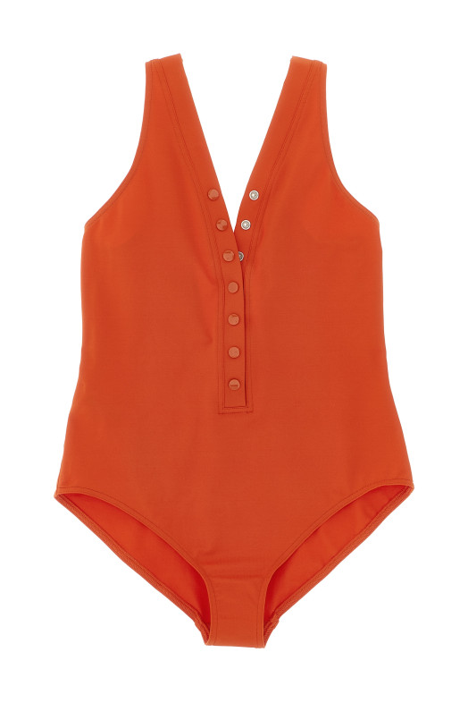 'Icône' one-piece swimsuit orange