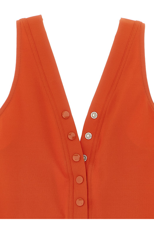 'Icône' one-piece swimsuit orange