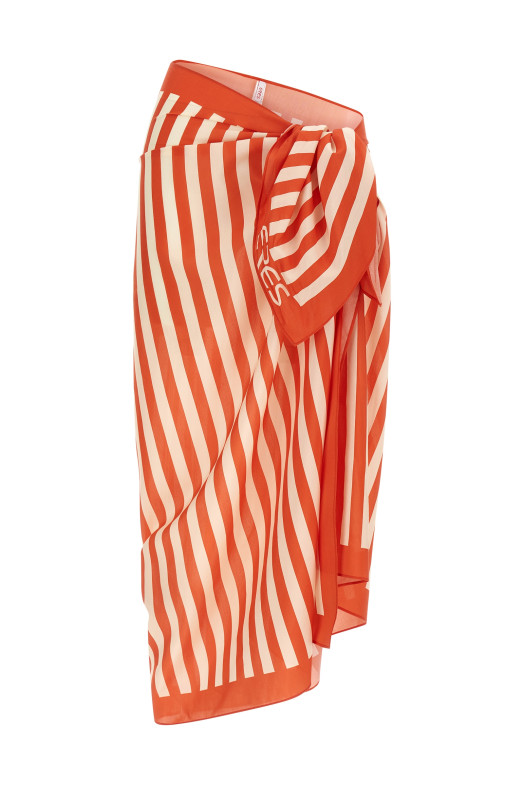 'Symbiose' sarong skirt orange