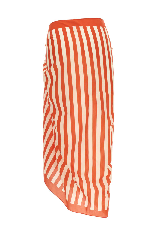 'Symbiose' sarong skirt orange