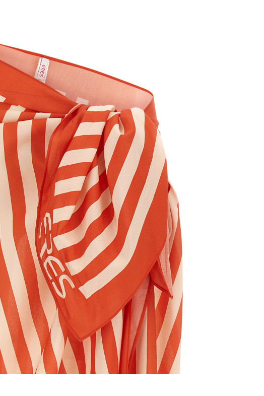 'Symbiose' sarong skirt orange