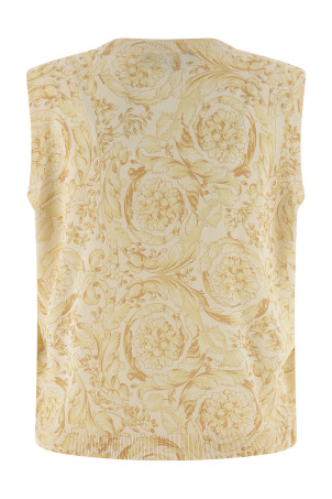 'Barocco' vest Yellow
