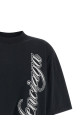 'Cursive' T-shirt Black