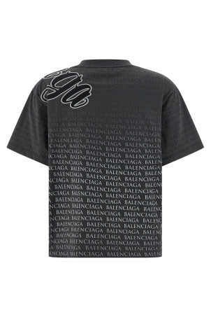 'Cursive' T-shirt Black