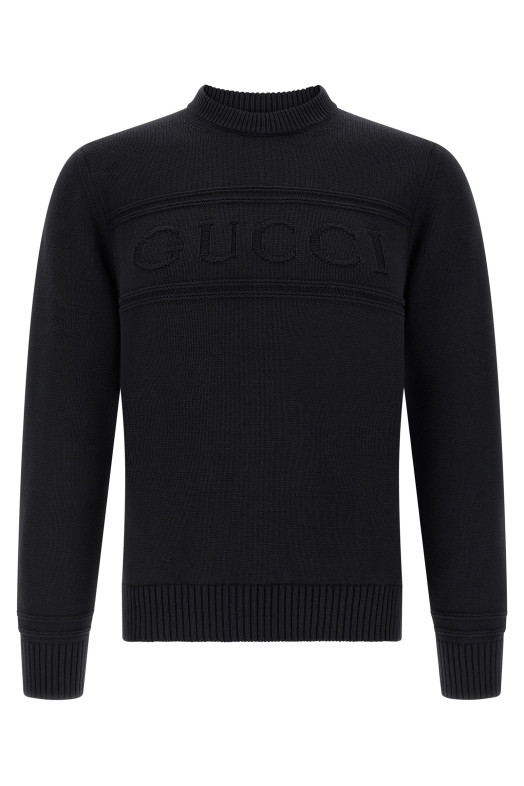 Gucci intarsia sweater Black