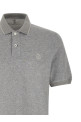 Stretch jersey polo shirt Gray