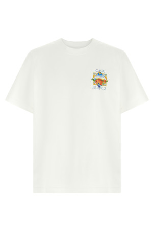 'Flower Court Icon' T-shirt White