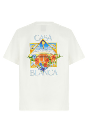 'Flower Court Icon' T-shirt White