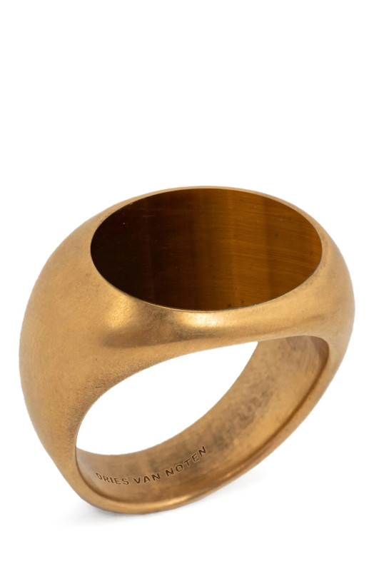 'Stone Signet' ring Gold