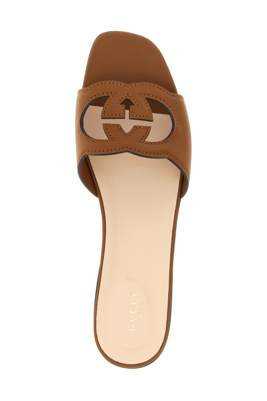 'GG' sandals Brown