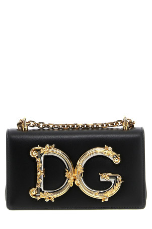 'DG Girl' mini crossbody bag Black
