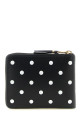 Polka Dots Printed Wallet Black-grey