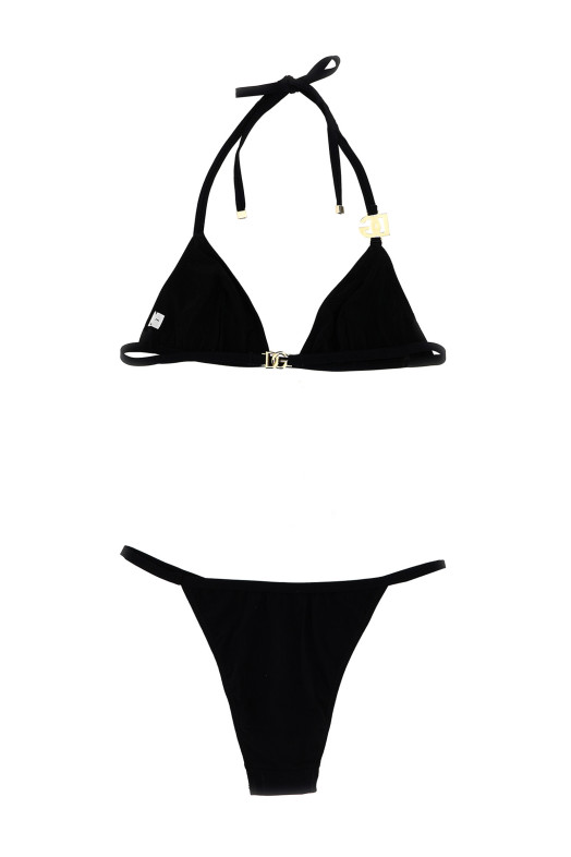 Logo bikini set Black