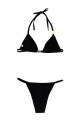 Logo bikini set Black
