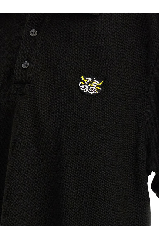 'KENZO Wild Tiger' polo shirt Black