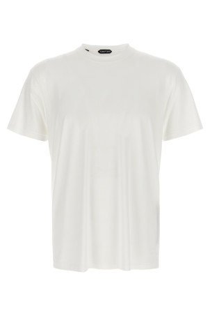 Logo embroidery t-shirt White