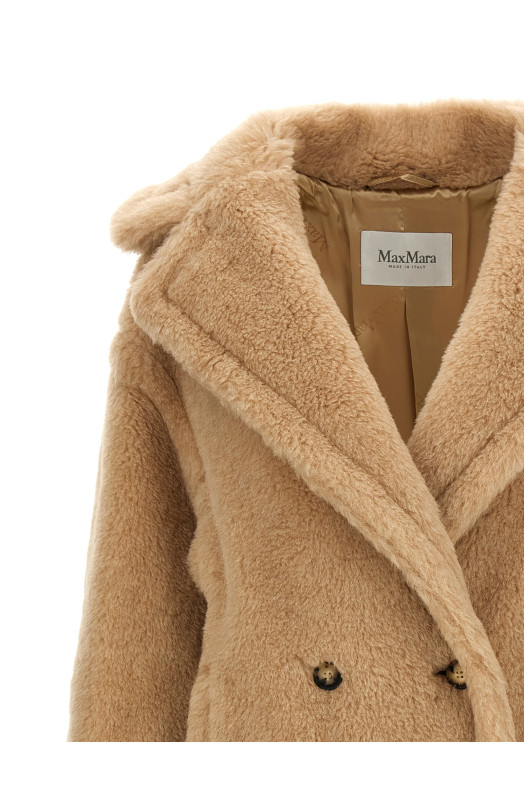 'Tedgirl - Teddy Bear Icon' coat Beige