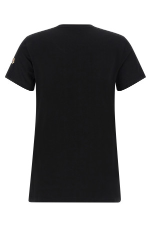 Logo patch t-shirt Black