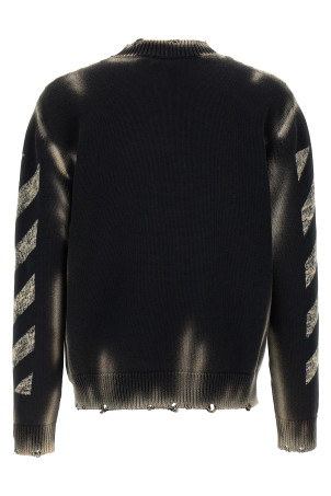 'Diag Arr Corrosion' sweater Black