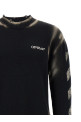 'Diag Arr Corrosion' sweater Black