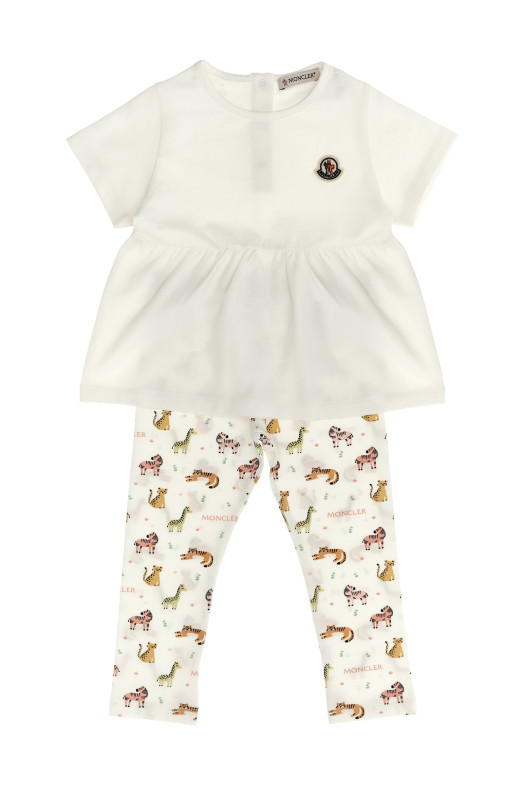 Animal print t-shirt + leggings set Multicolor