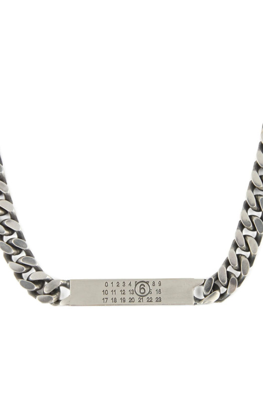 'Numeric' necklace Silver