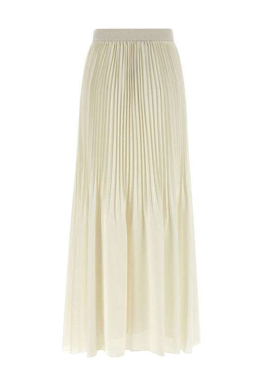 Pleated skirt White
