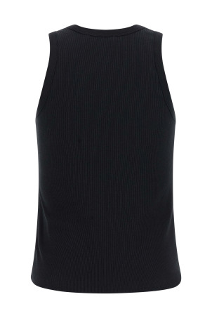 'Emoji' tank top Black