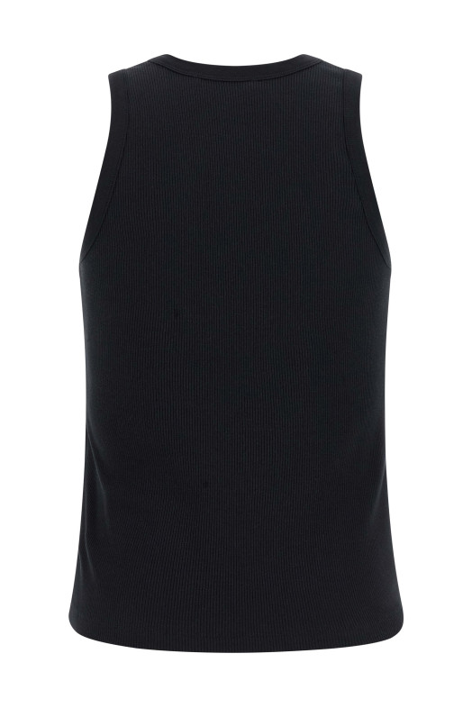 'Emoji' tank top Black