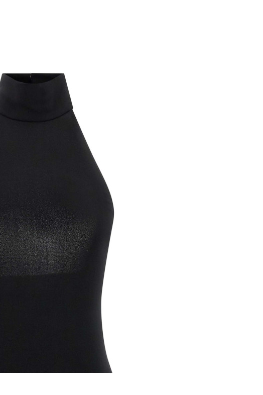 'Suspended Halterneck' dress Black