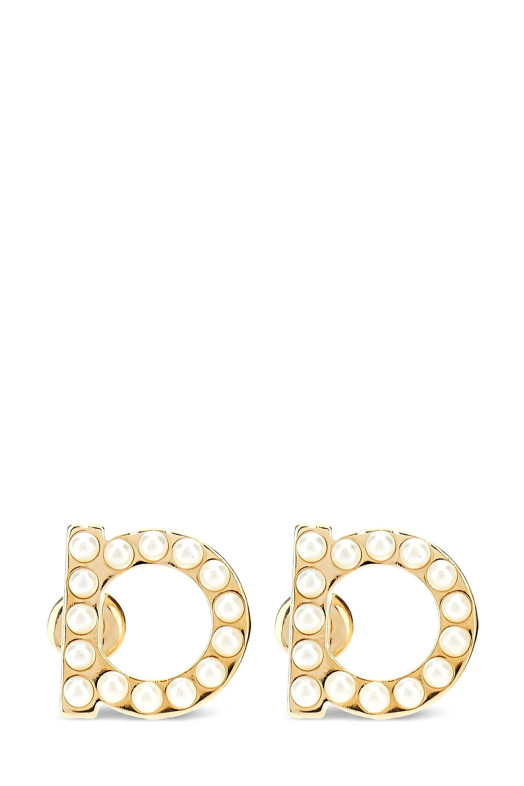 'Gancini' earrings Gold