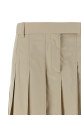 Pleated skirt Beige