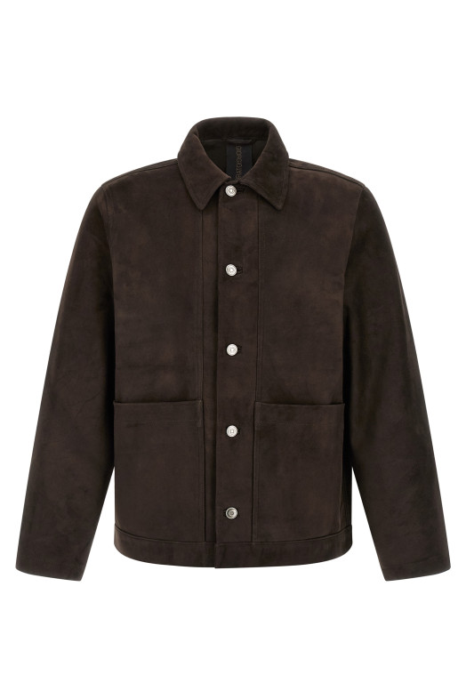 Fiore suede jacket Brown