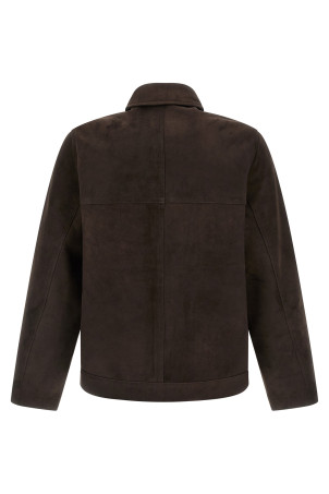 Fiore suede jacket Brown