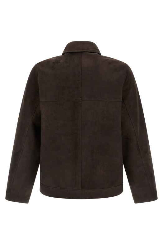 Fiore suede jacket Brown