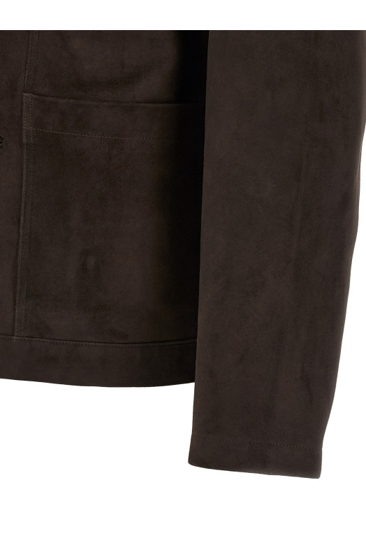 Fiore suede jacket Brown