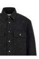 'Laser Monogram Denim' overshirt Black
