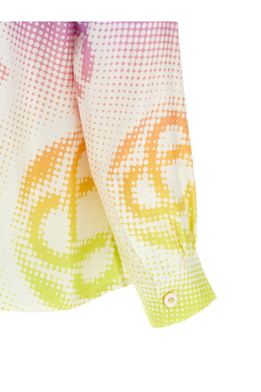 'Halftone Logo' shirt Multicolor