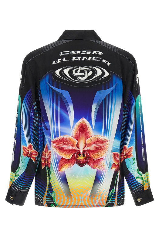 'Orchid Racer' shirt Multicolor