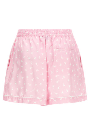 Pleated shorts Beige